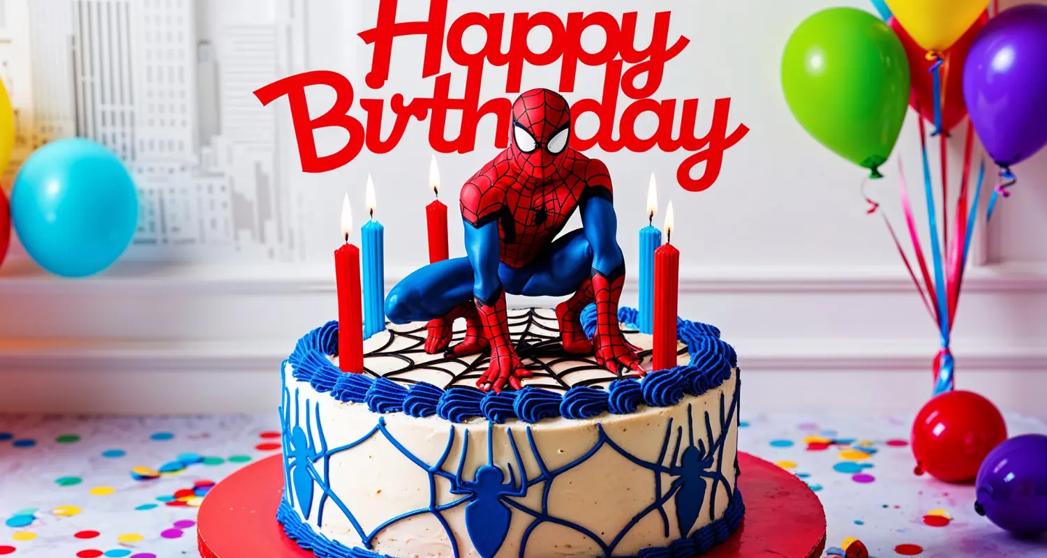 spiderman birthday cake 111